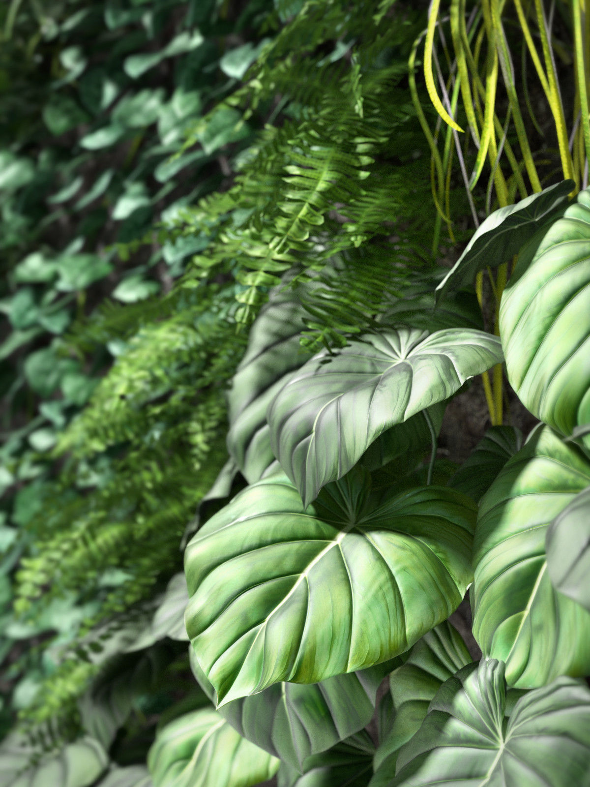 Vertical Garden 3 3D model_2