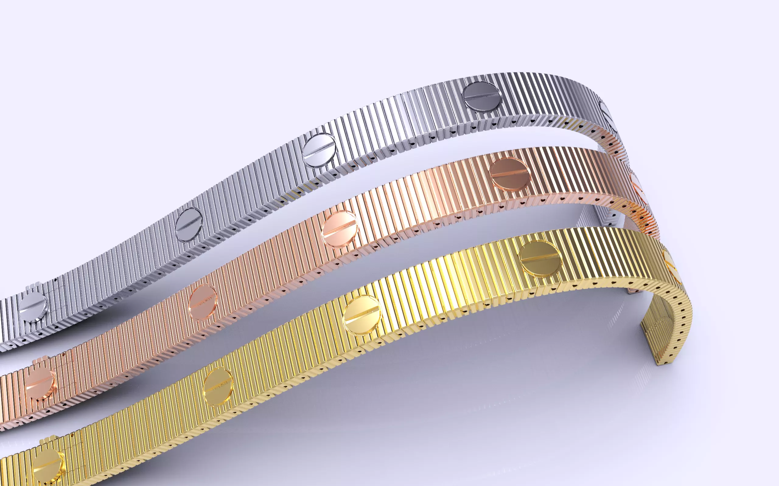 BRACELET UNLIMITED LOVE DE CARTIER cod39 3D print model