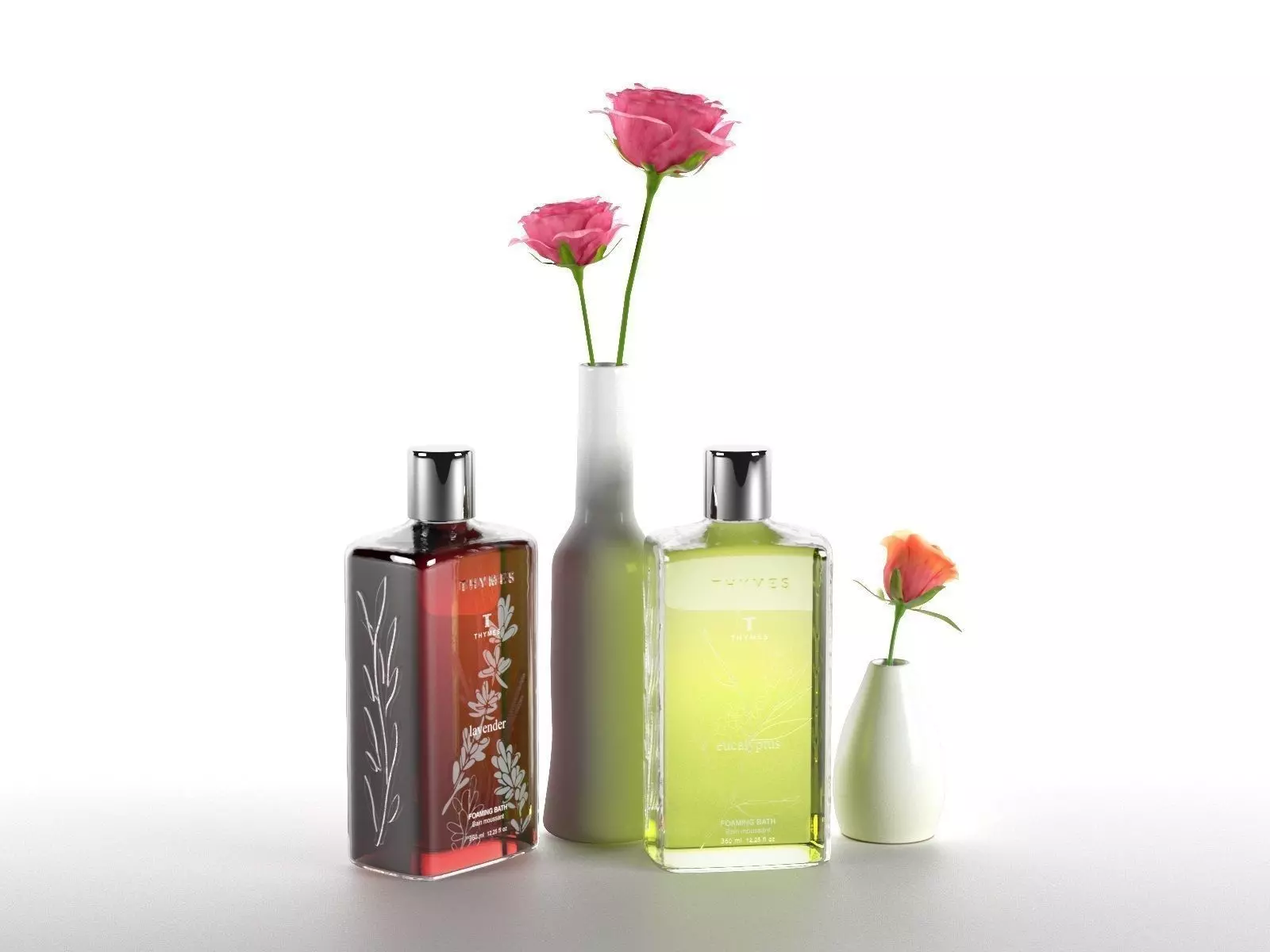 Lavender and Eucalyptus Collection 3D model_0