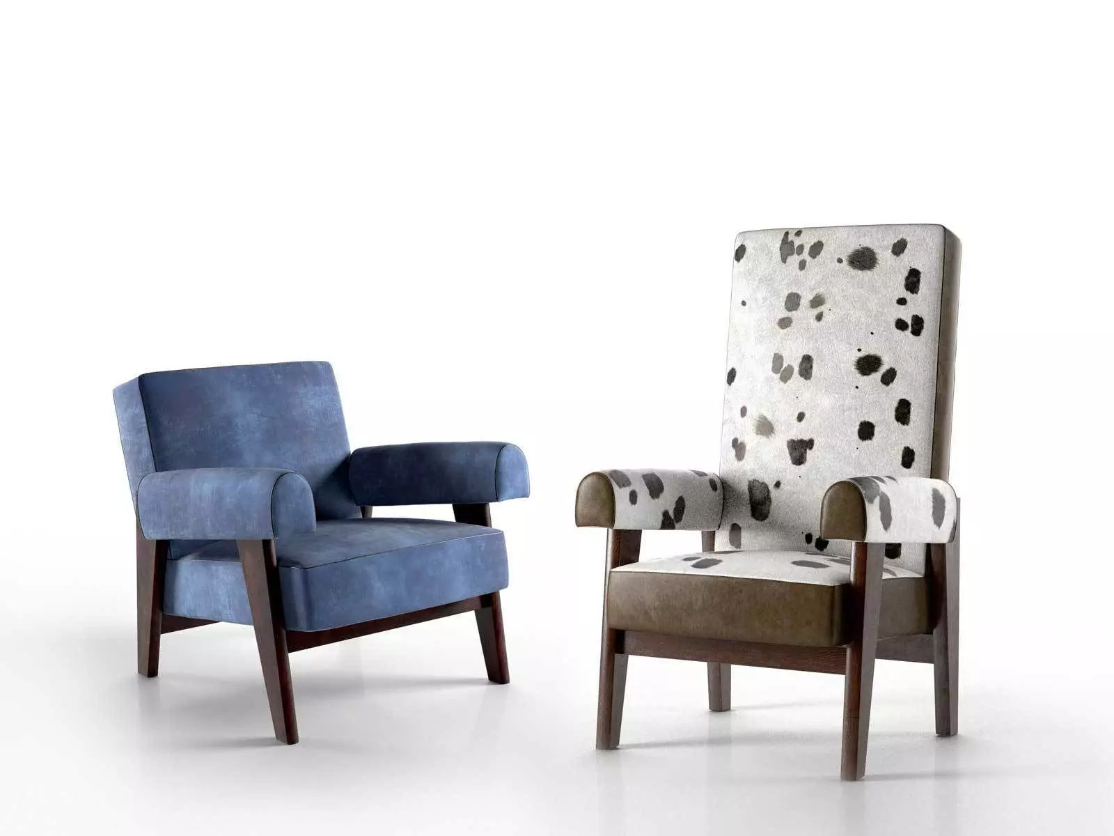 Le Corbusier and Pierre Jeanneret Judge s Armchair 3D model_0