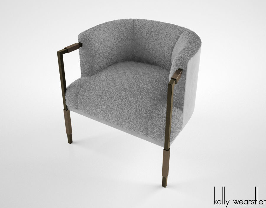 Kelly Wearstler Larchmont chair 3D model_3