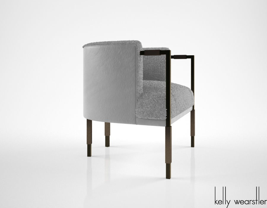 Kelly Wearstler Larchmont chair 3D model_2