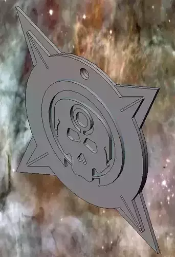Halo Headshot Medal 3D print model