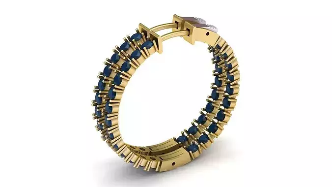 Diamond hoop Earring 0-15