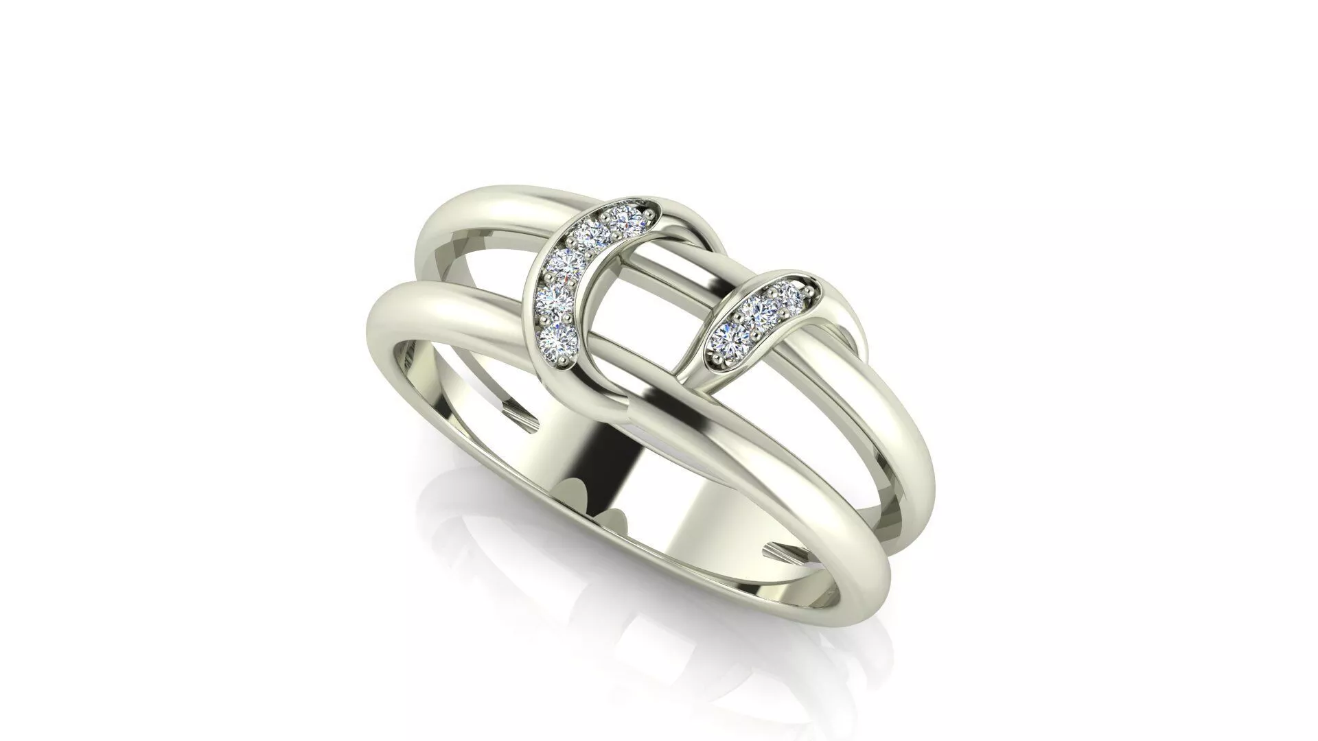 Curve Ring 3D print model