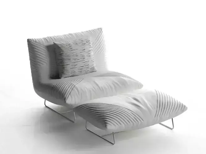 Lounge Chair with Footstool