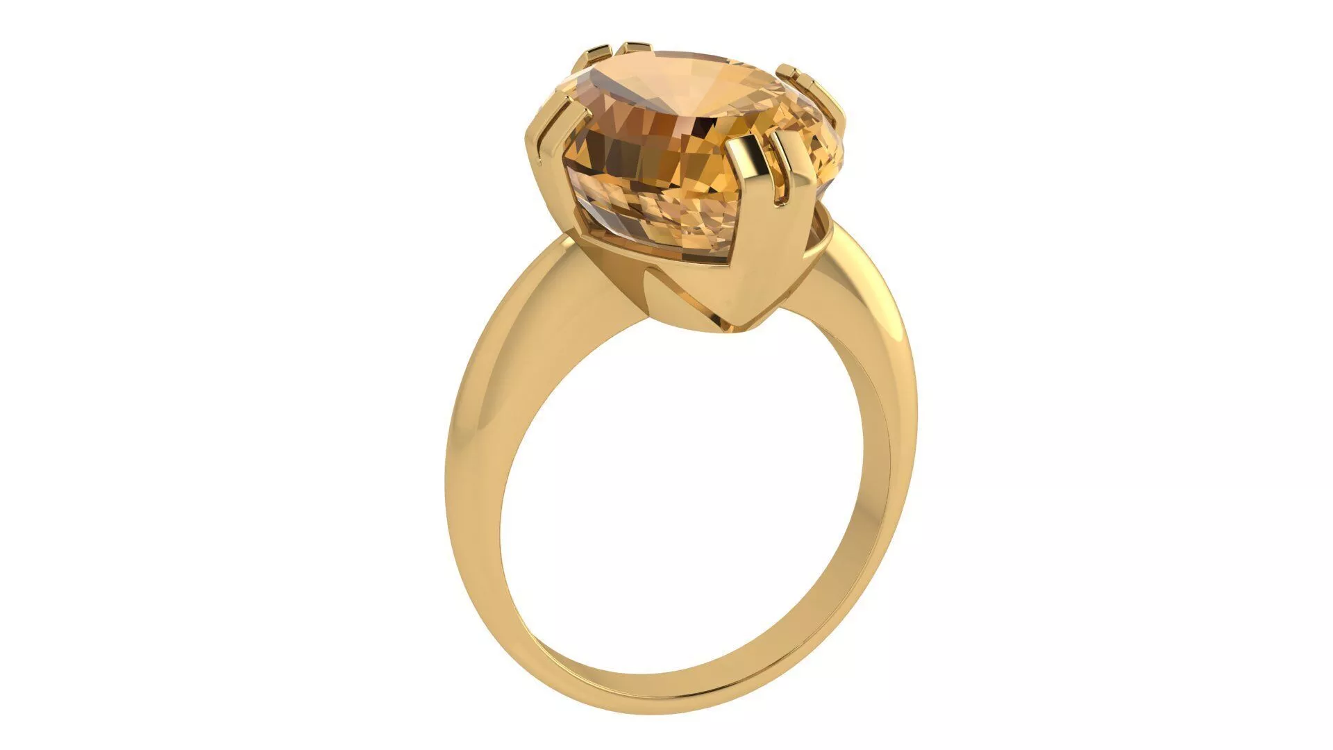 Oval Ring 3D print model