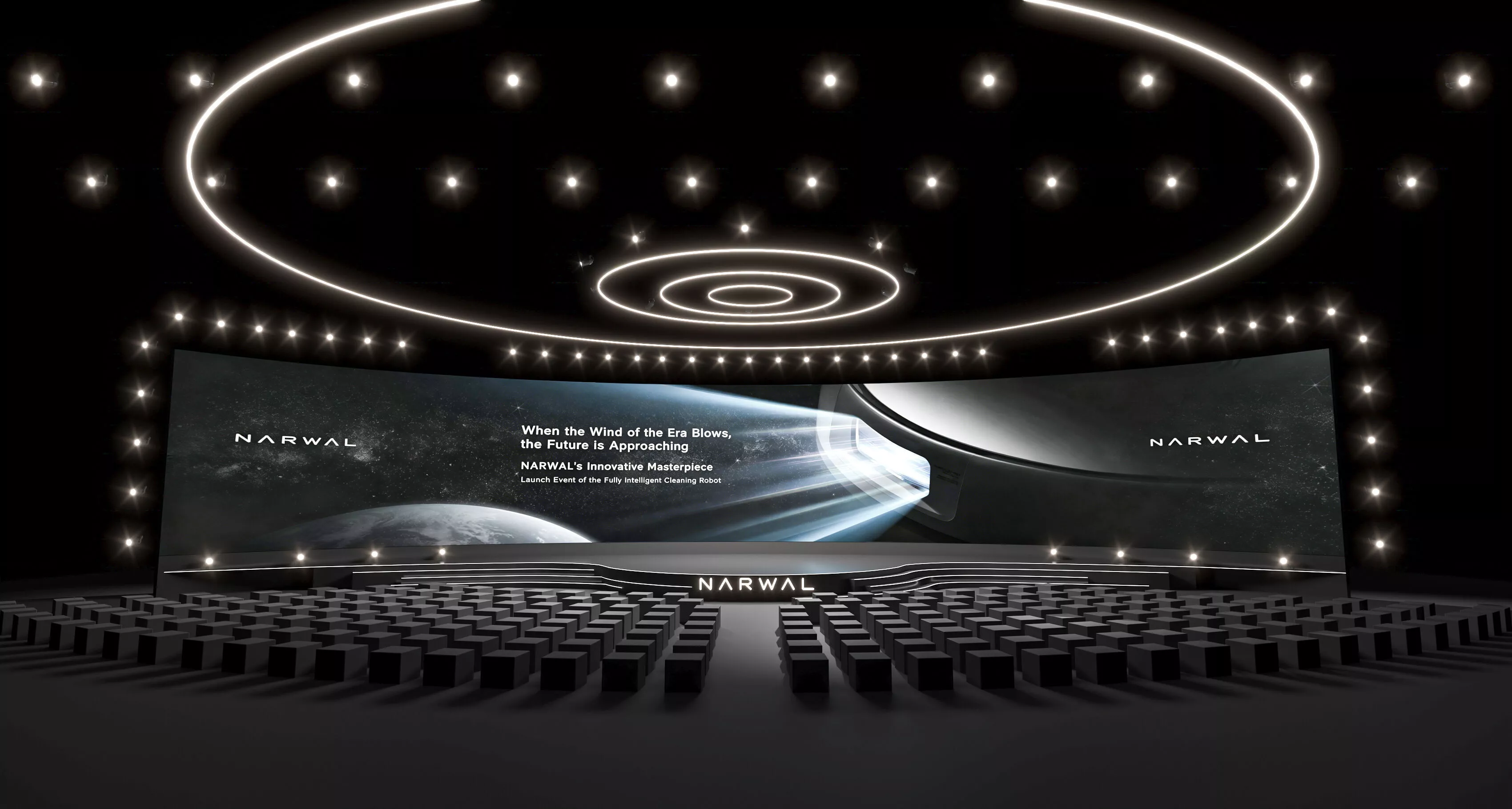 New Product Launch Stage 3D model