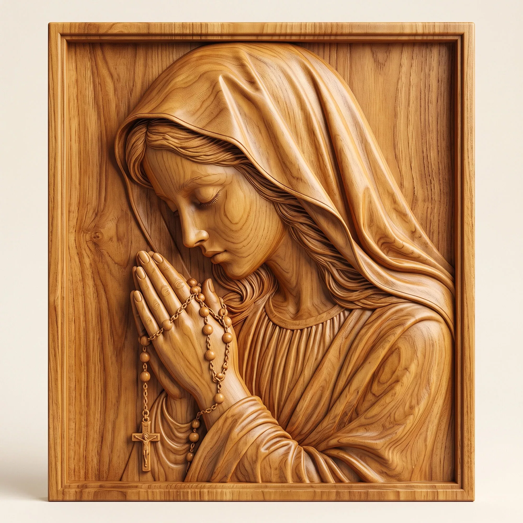 Praying Madonna 3D print model