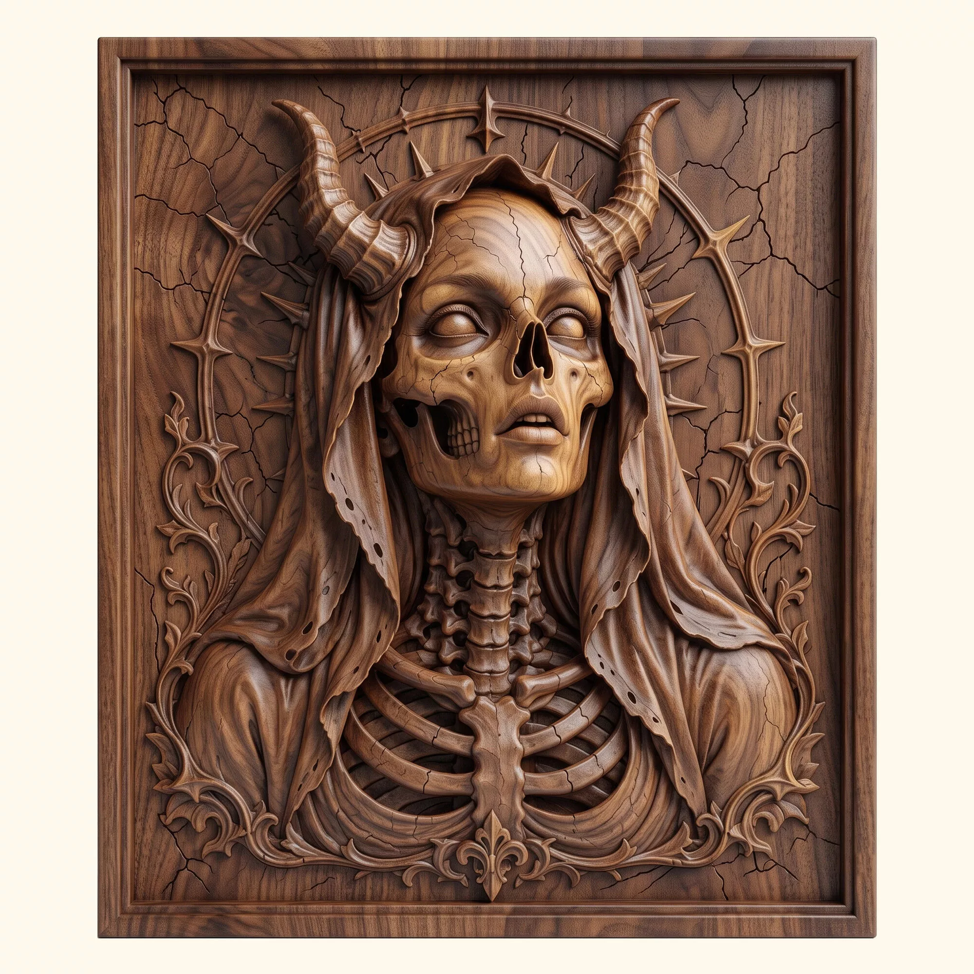 Horned Saint 3D print model