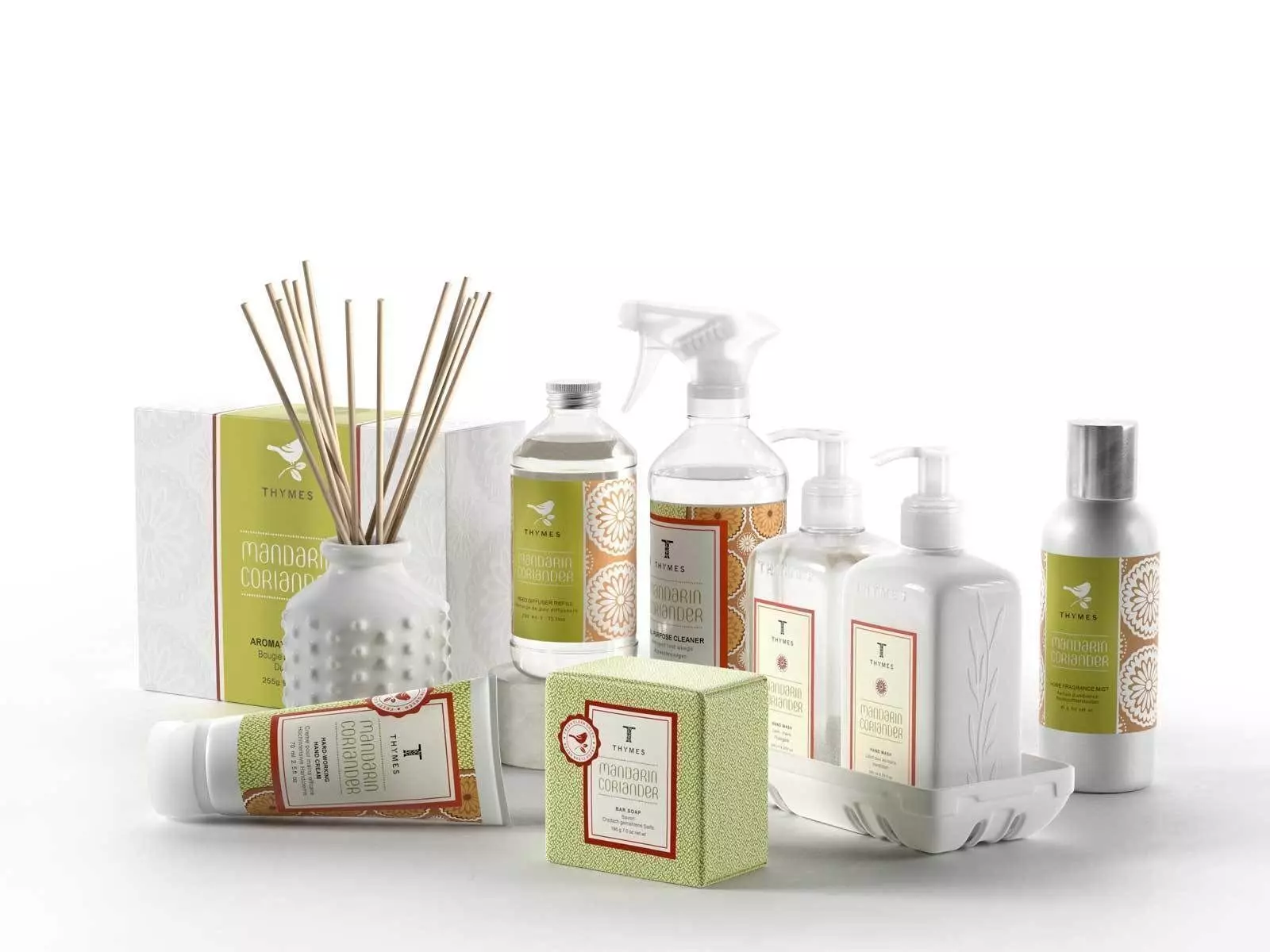 Mandarin Coriander Collection 3D model_0