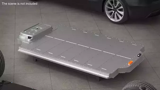 Tesla Model X Battery Pack Module 3D model 2