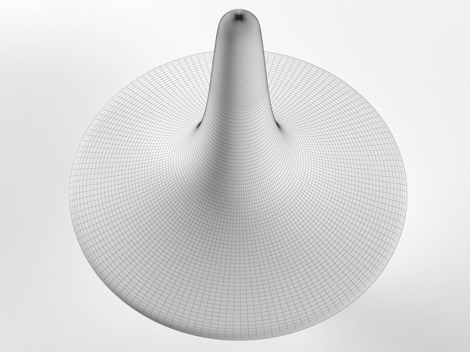 Metal Spinning Top 3D model_3