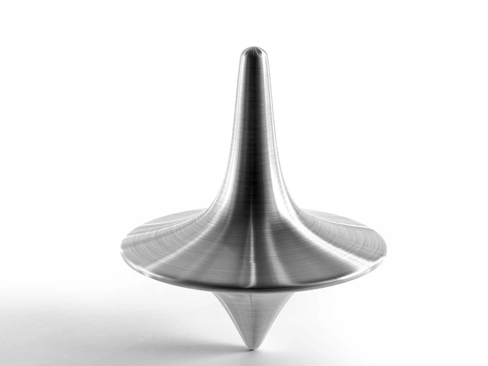 Metal Spinning Top 3D model_0