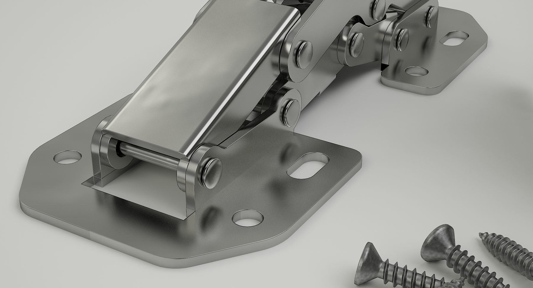 Hinge stainless steel door hinges 3D model_2