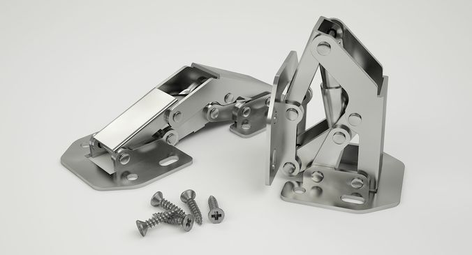 Hinge stainless steel door hinges 3D model