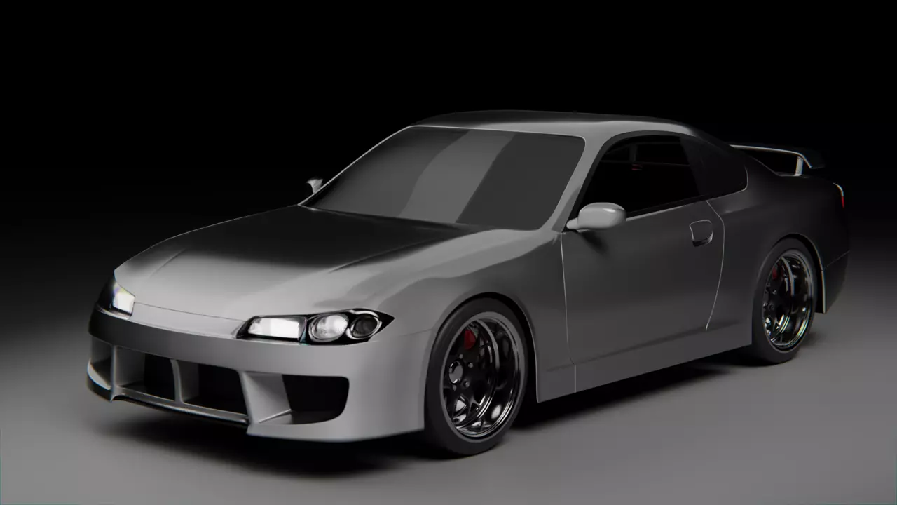 Nissan Silvia S15 Stock 3D model