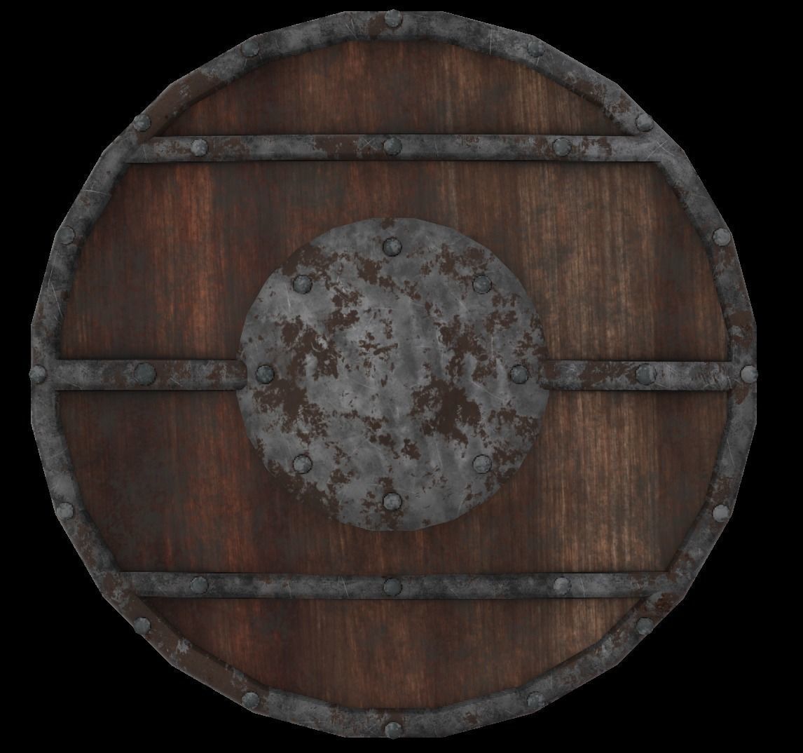 Free Low-Poly Medieval Shield Free low-poly 3D model