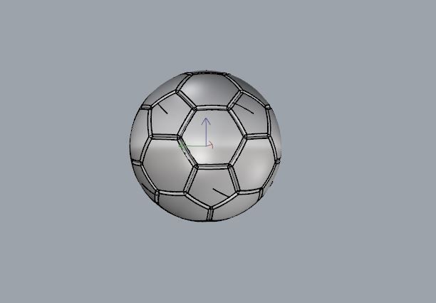 Soccer Ball 3D model  3D print model_2