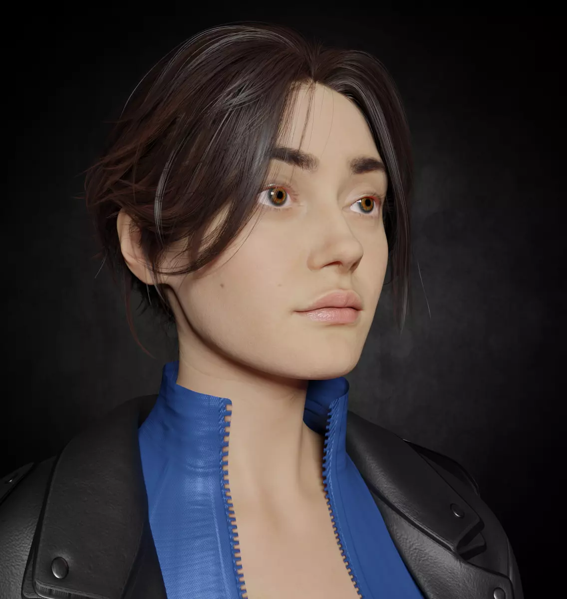 Fallout fanart - lucy Maclean PBR 8k highdetail rigged 2026 3D model