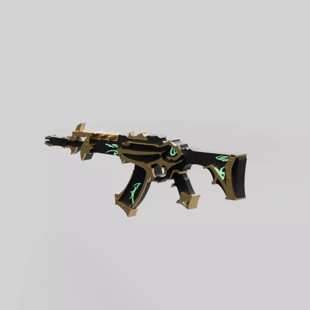 Verdant Requiem Low-poly 3D model