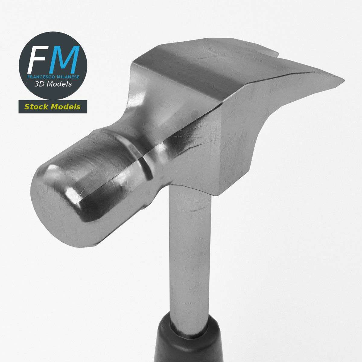 Claw hammer 3D model_5