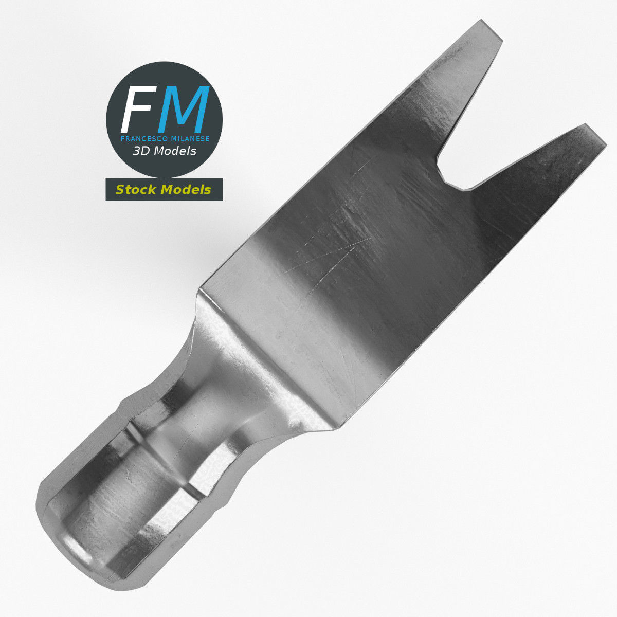 Claw hammer 3D model_6