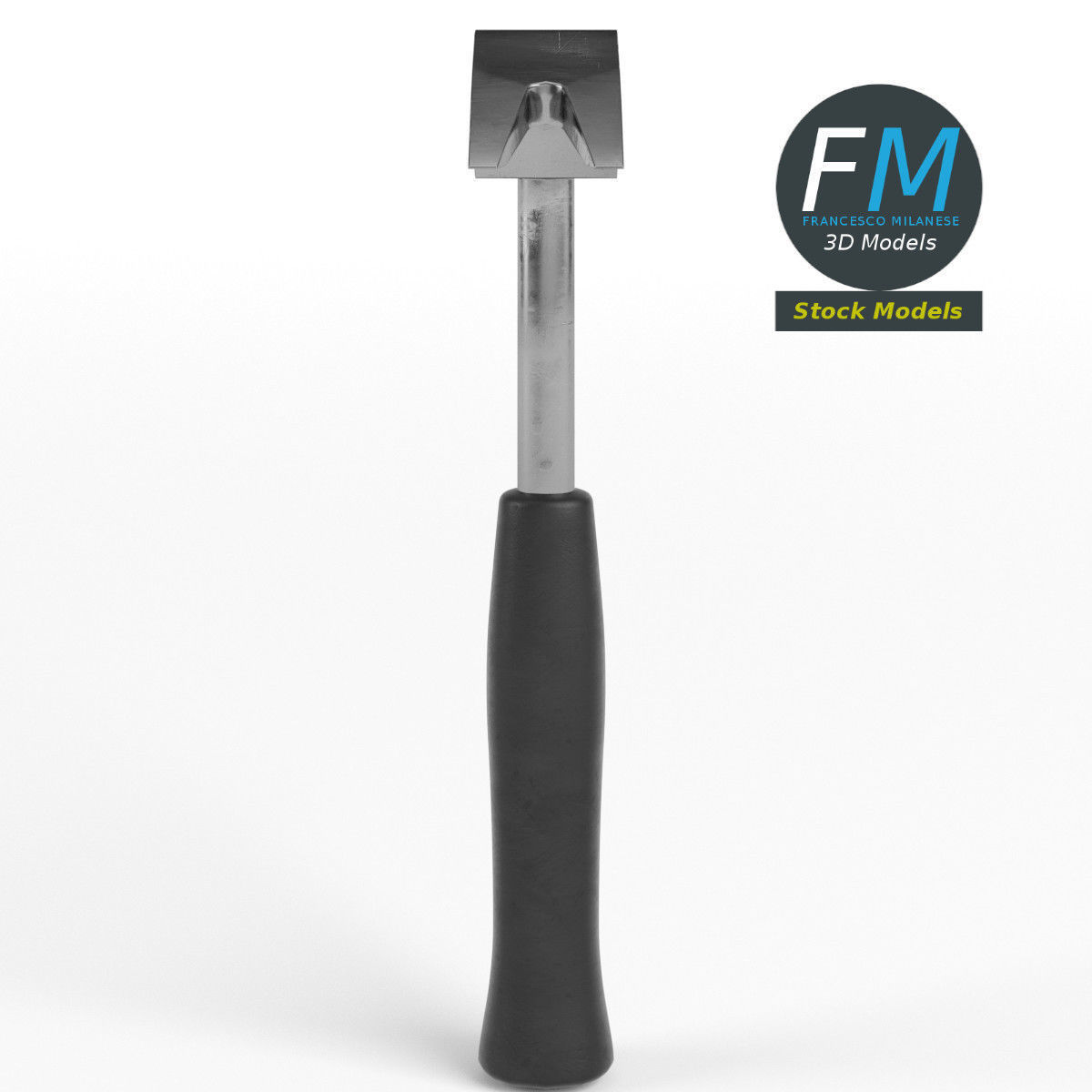 Claw hammer 3D model_4
