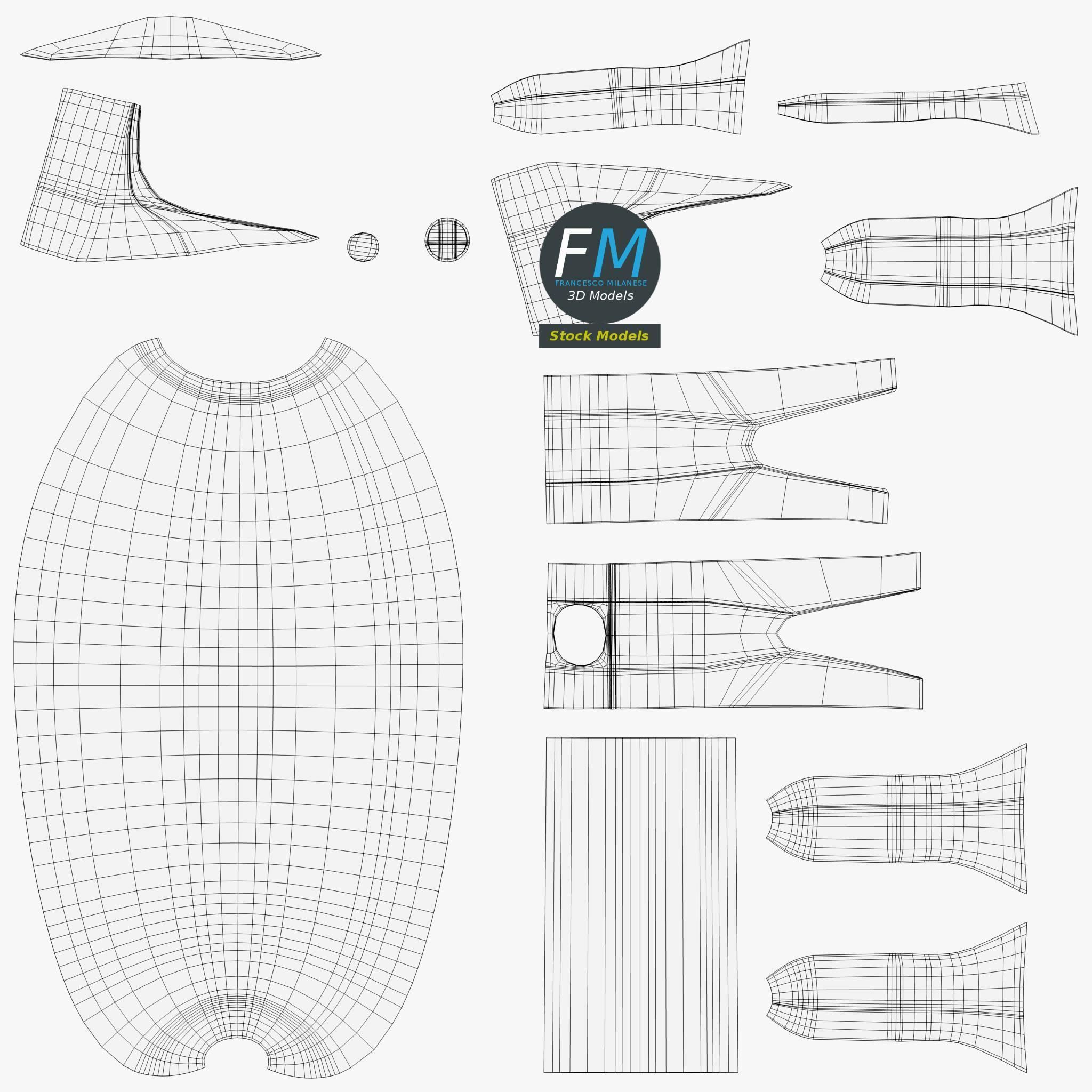 Claw hammer 3D model_11