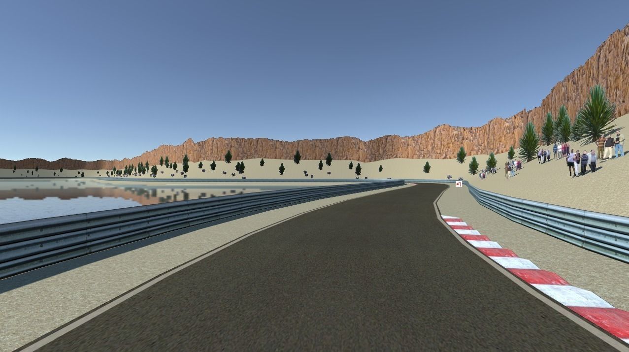 Race Track Megapack Low-poly 3D model_2