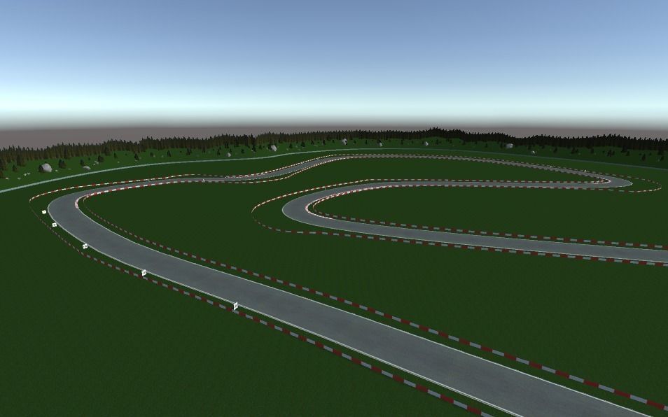 Race Track Megapack Low-poly 3D model_10