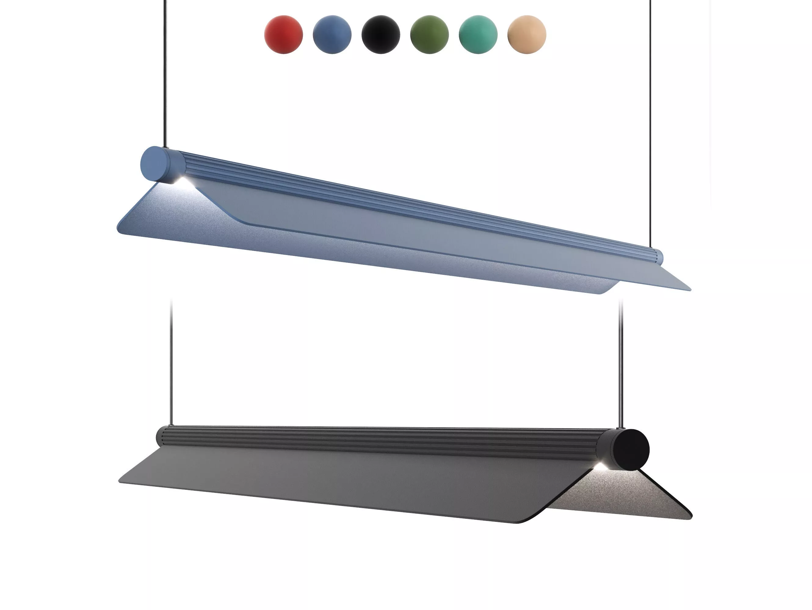Kawara L010S-120 Pendant Light by Pedrali 3D model