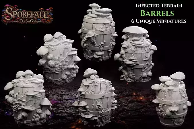 Infected Terrain - Barrels Pack