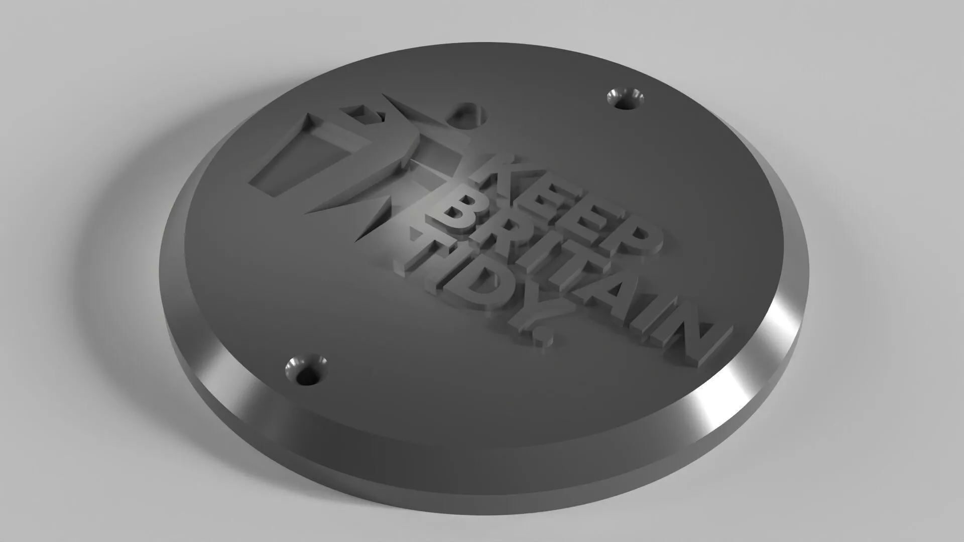 British and International Tidy Symbols 3D print model