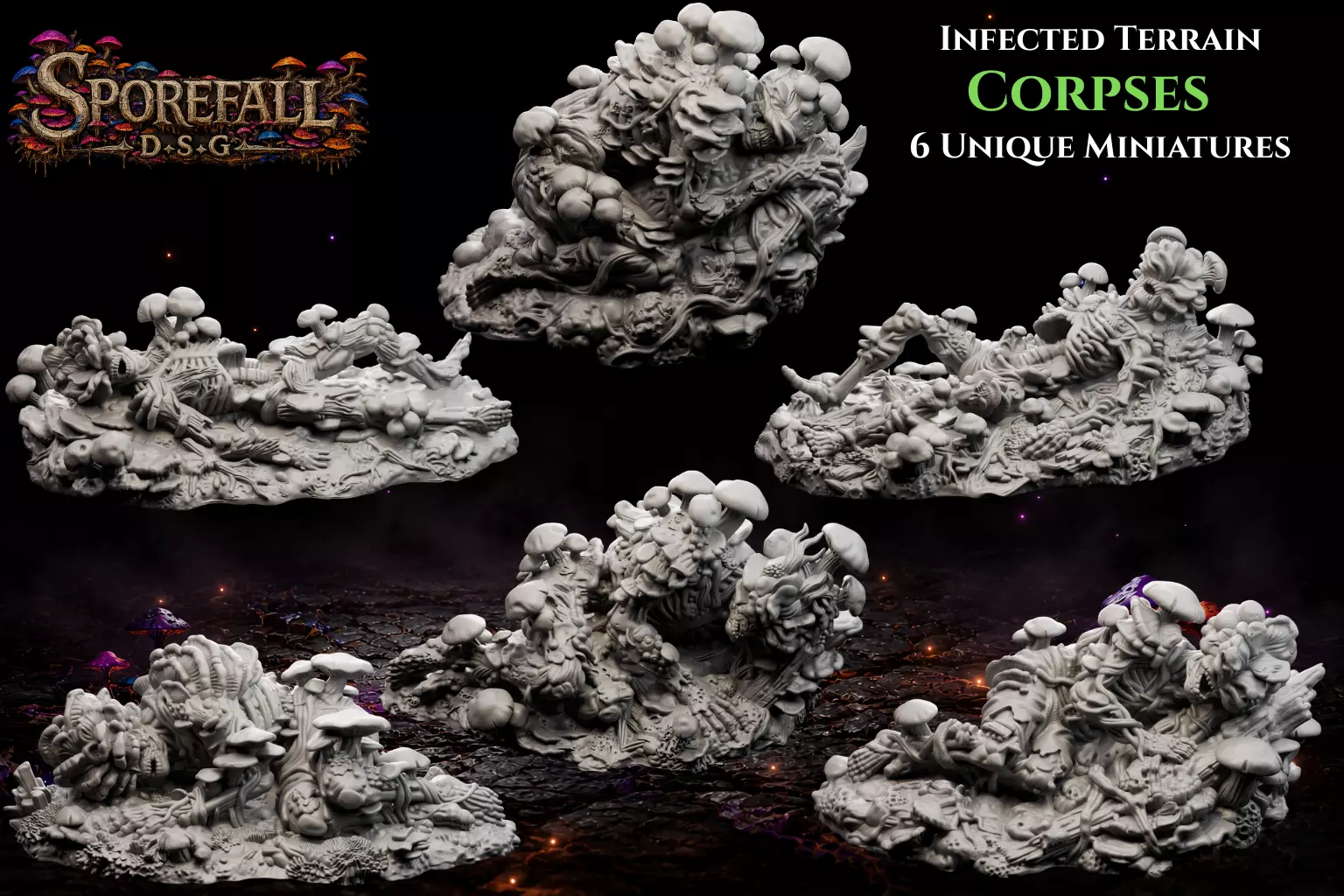 Infected Terrain - Corpse Pack 3D print model