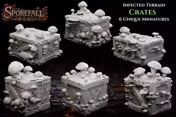 Infected Terrain - Crates Pack