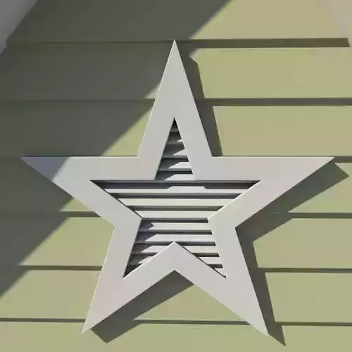 Gable Vent Style 2 3D model