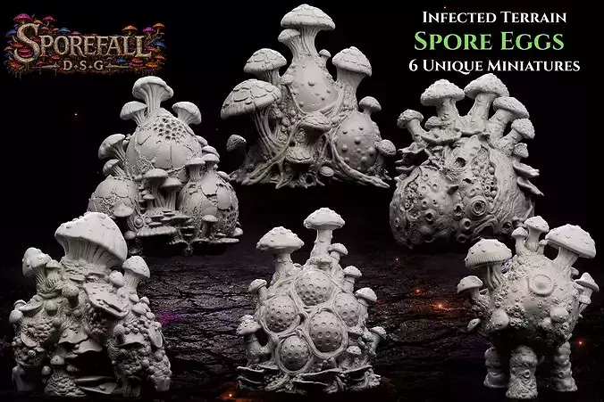 Infected Terrain - Spore Eggs Pack