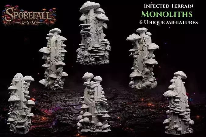 Infected Terrain - Monoliths Pack