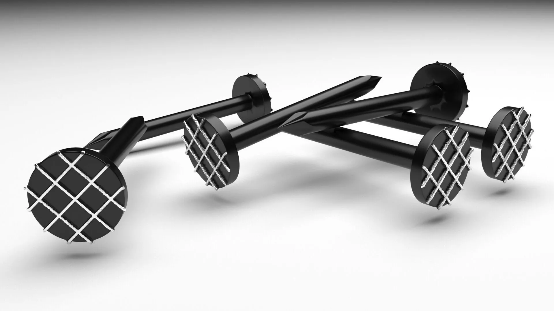 Black Nails 3D model