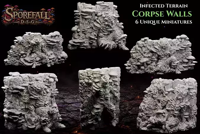 Infected Terrain - Corpse Walls Pack