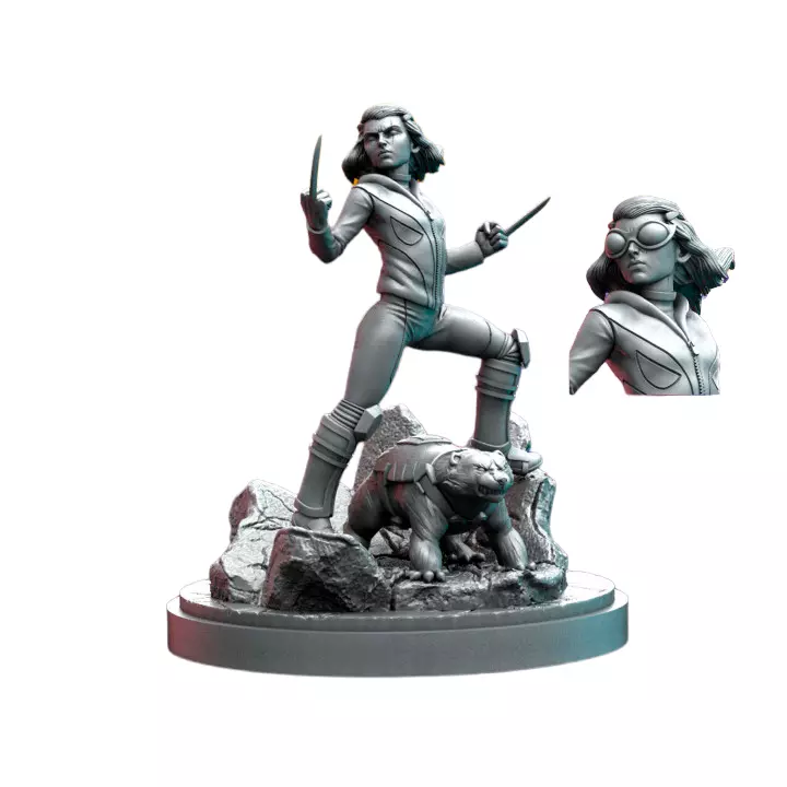 Tiny Terrors X - Collectible Hero Figurine 3D print model