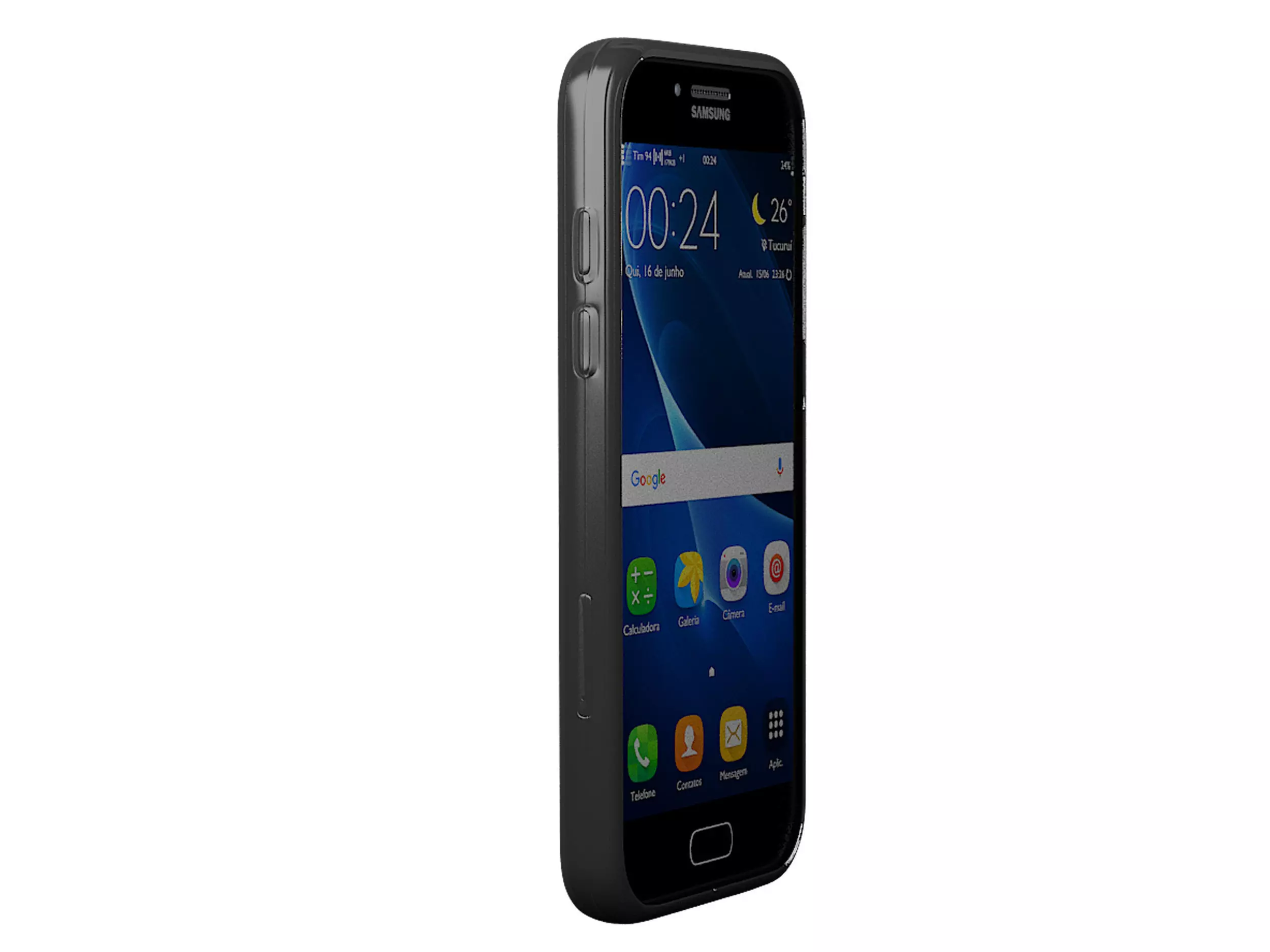 SAMSUNG A3 2017 model with cover 3D model_0