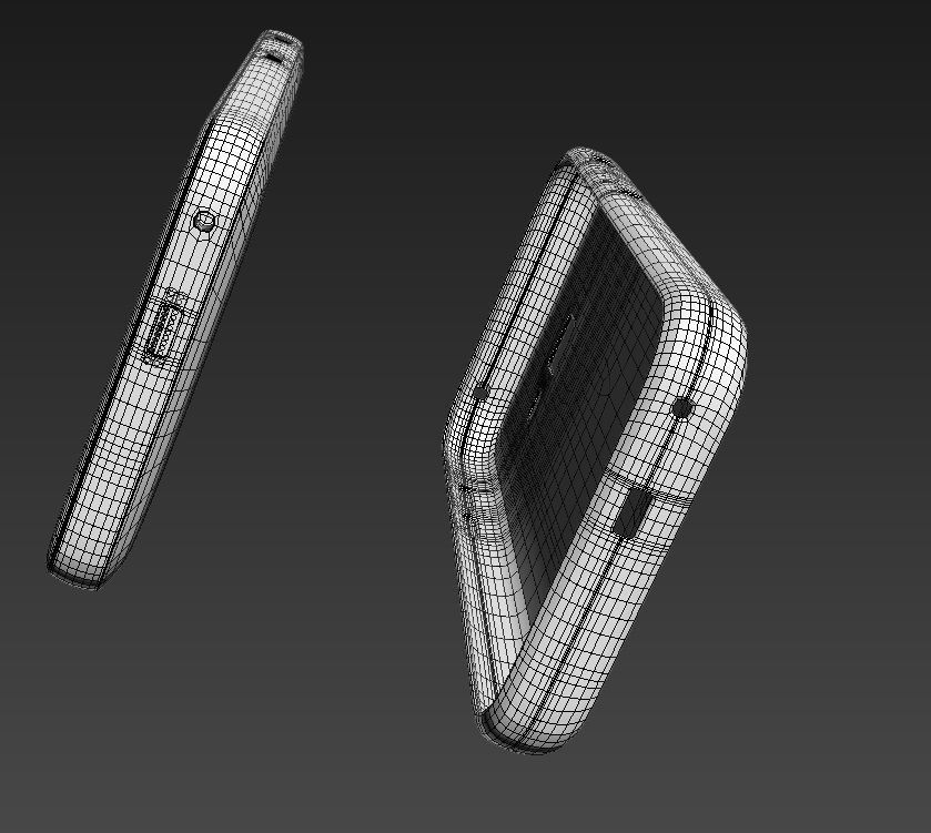 SAMSUNG A3 2017 model with cover 3D model_9