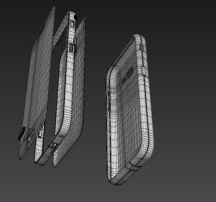 SAMSUNG A3 2017 model with cover 3D model_14