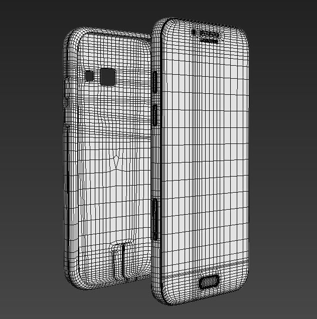 SAMSUNG A3 2017 model with cover 3D model_8
