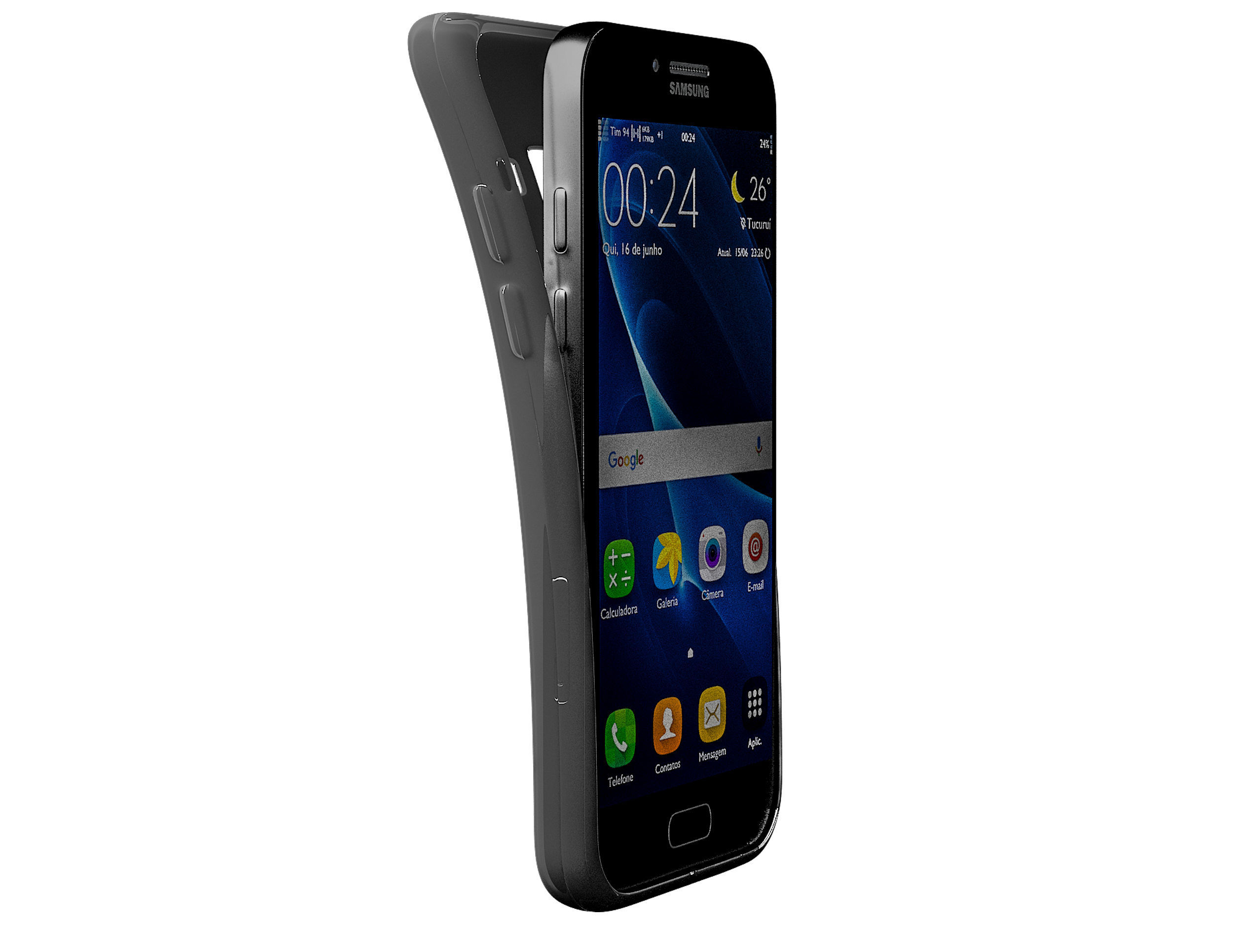 SAMSUNG A3 2017 model with cover 3D model_6