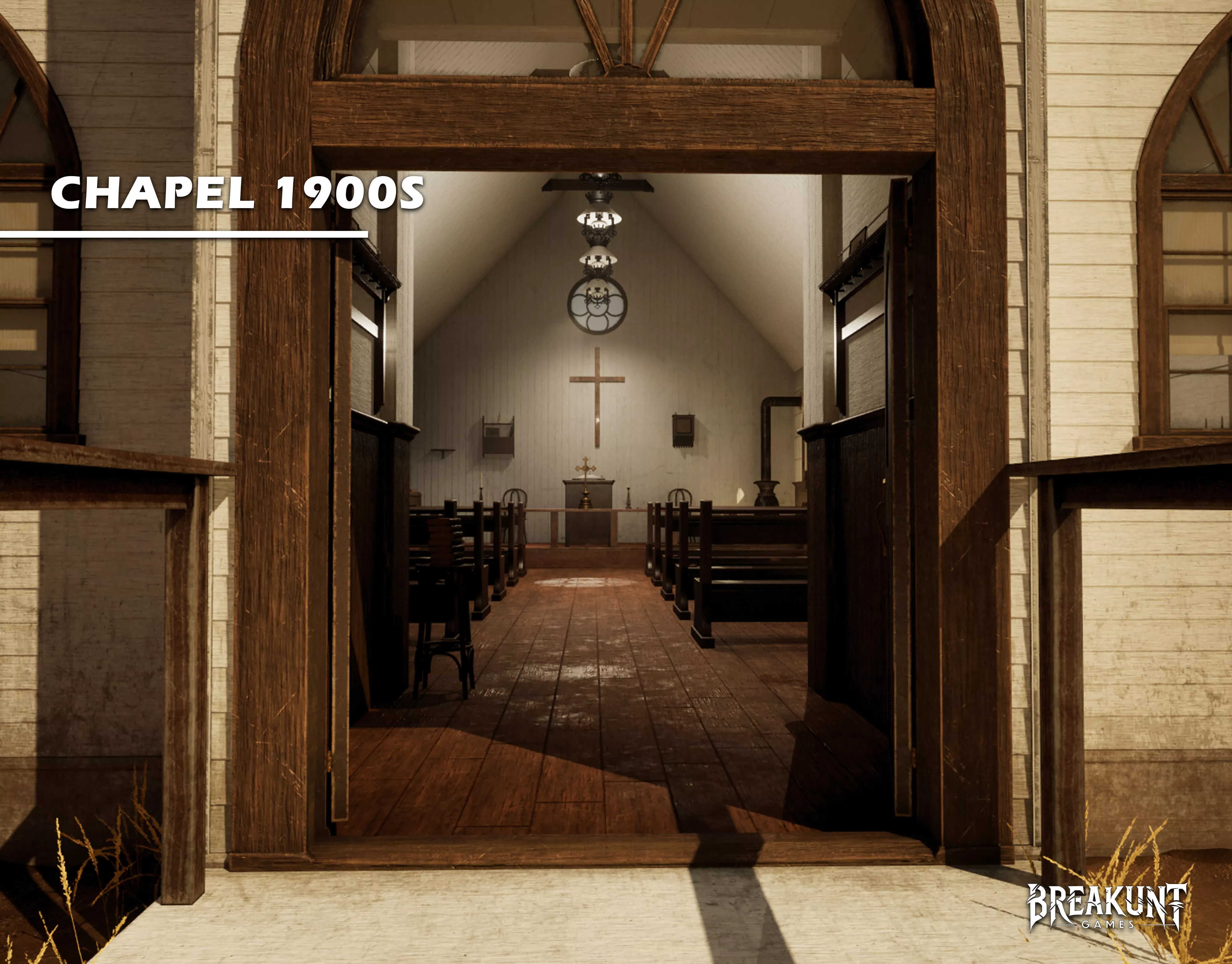 Chapel 1900s - Unreal Engine 5 3D model