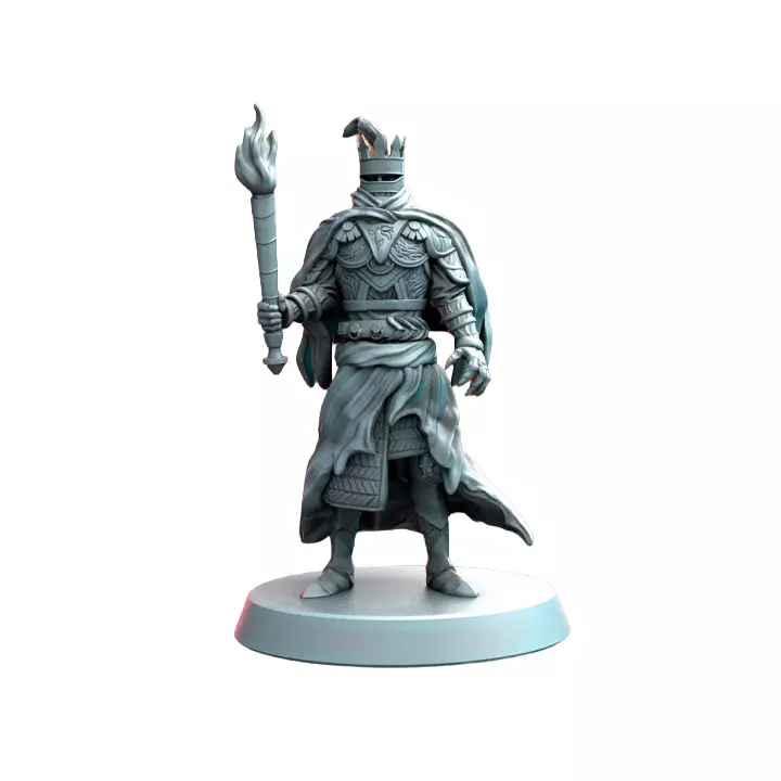 Death Knight II - Heroic Scale Miniature 3D print model