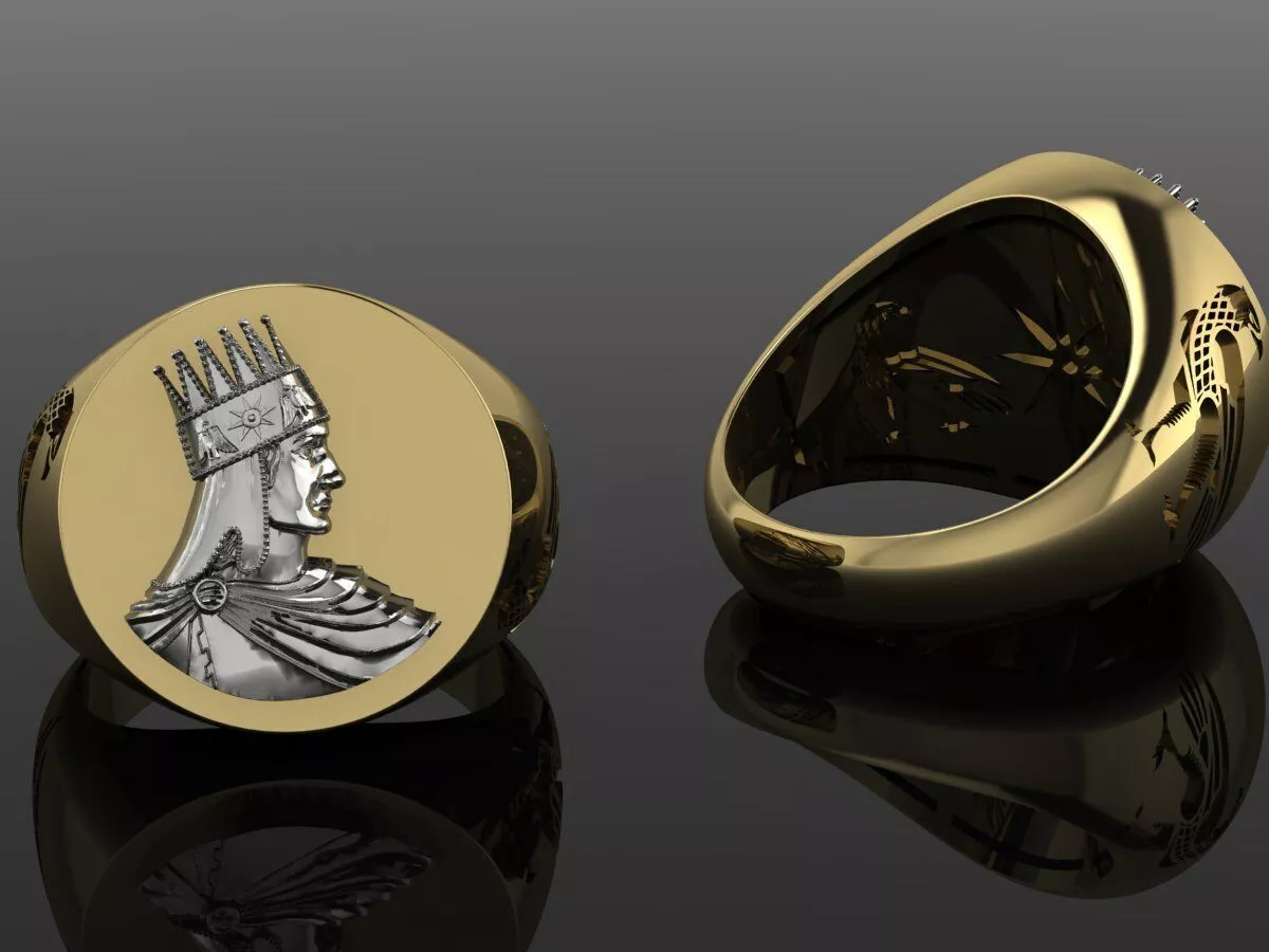 Tigran Mets Ring Luxury Jewelry Armenia 3D print model